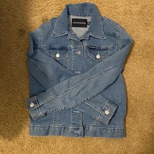 Blue denim jean jacket